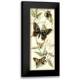 thumbnail image 1 of Vision Studio 8x14 Black Modern Framed Museum Art Print Titled - Butterfly Flight I, 1 of 5