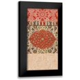 thumbnail image 1 of Vision Studio 9x14 Black Modern Framed Museum Art Print Titled - Bohemian Tapestry II, 1 of 5