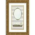 thumbnail image 1 of Vision Studio 9x14 Gold Ornate Wood Framed with Double Matting Museum Art Print Titled - Riviera Bath III, 1 of 4