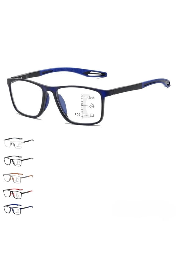 Vision Sync Glasses, Auto Focus Varifocal Glasses for Men Women, UV Blue Light No Line Multifocal Readers