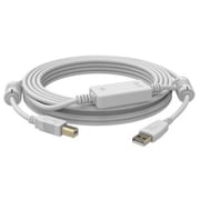 VISION TECHCONNECT SPARE 15M+ USB 2.0 CABLE Engineered connectivity solution, White, High speed USB cable, Ferrite cores