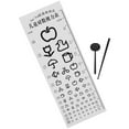 Vision Test Chart Visual Chart Ornaments Eye Chart for Home Wall