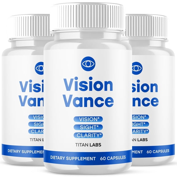 Vision Vance Advanced Formula Eye Health Supplement Pills for Vision Care VisionVance 180 Capsules