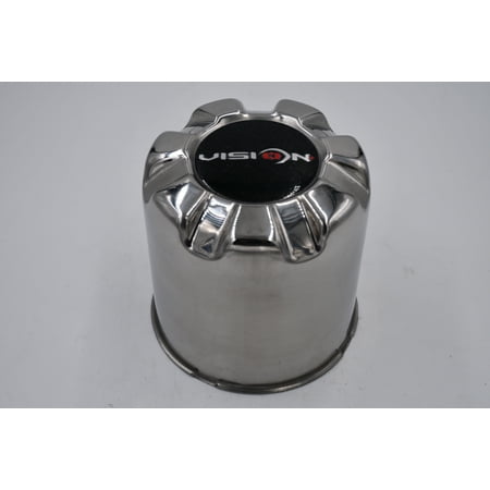 Vision Wheel Stainless Center Cap C171-V03 5.25" 8 Lug Push Thru 5.15" Hub