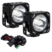 Vision X Lighting 3.0 in. Square Single Source 10W Light Cannon CG2 Light - Pack of 2