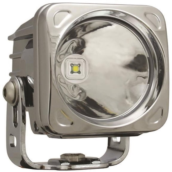 Vision X Lighting 9124247 Optimus Square Chrome 1 10w LED 10 Degree Narrow