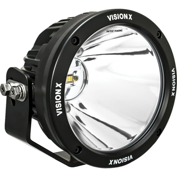 Vision X Lighting 9907567 Cannon LED Driving Light; 6.7 in.; GEN 2; Single Source; 70 Watt; Round; Black; Uses DTP Connector; Stock Code CG2-CPZ610;
