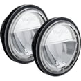 thumbnail image 1 of Vision X Lighting XMC-45RDHKIT 4.5 in. Round Chrome VX LED Headlight with Halo - Set of 2, 1 of 2