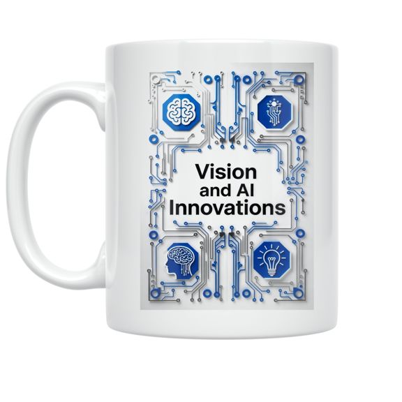 Vision and AI Innovations Circuit Design - Tech Enthusiast - 11 oz Ceramic Coffee Mug