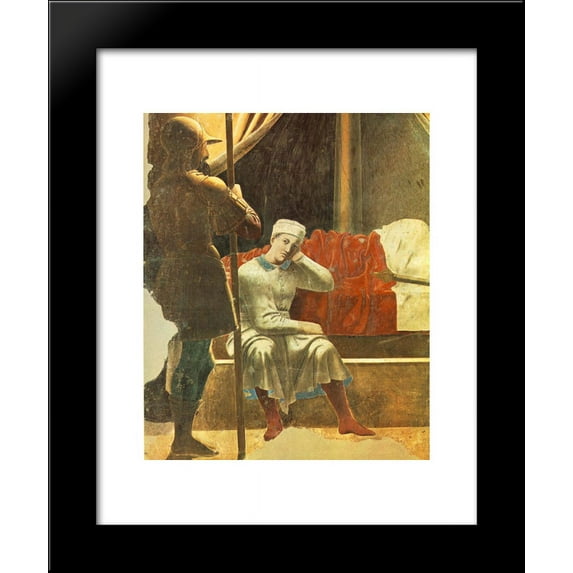 Vision of Constantine (detail) 20x24 Framed Art Print by Piero della Francesca