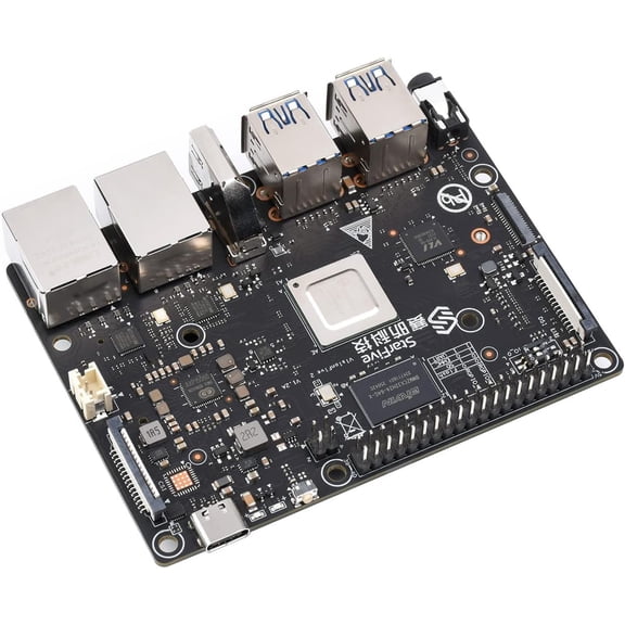 VisionFive2 RISC-V Single Board Computer, StarFive JH7110 Processor with Integrated 3D GPU, 4GB Memory, with WiFi Module
