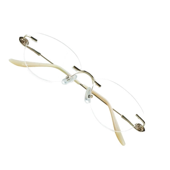 VisionGlobal Anti-Glare Blue Light Blocking Eyeglasses (Frameless, No Magnification)
