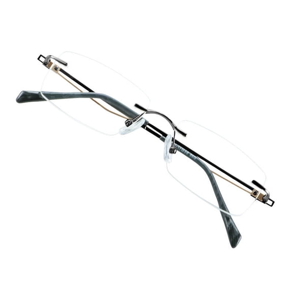VisionGlobal Anti-Glare Blue Light Blocking Eyeglasses (Frameless, No Magnification)