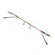 VisionGlobal Anti-Glare Blue Light Blocking Reading Glasses Frameless, No Magnification