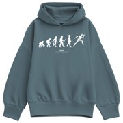 VisionQuest - Evolution Profile Womens Oversized Fleece Hoodie Sweatshirt