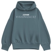 VisionQuest - Logo Womens Oversized Fleece Hoodie Sweatshirt