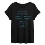 VisionQuest - Turning Off And On Womens Relaxed Fit T-Shirt