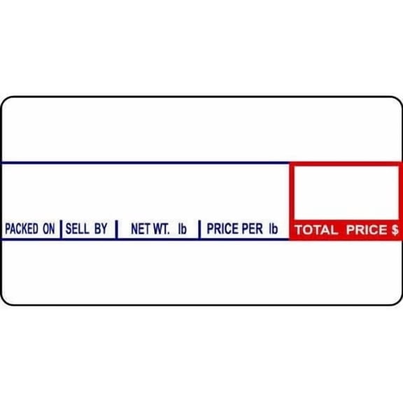 VisionTechShop LST-8000 Printing Scale Label, 58 x 30 mm, Non-UPC 36 Rolls Per Case, Lower Price Than 12 Rolls