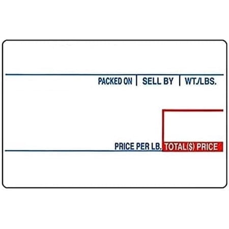VisionTechShop LST-8010 Printing Scale Label, 58 x 40 mm, UPC 12 Rolls of 700 Labels