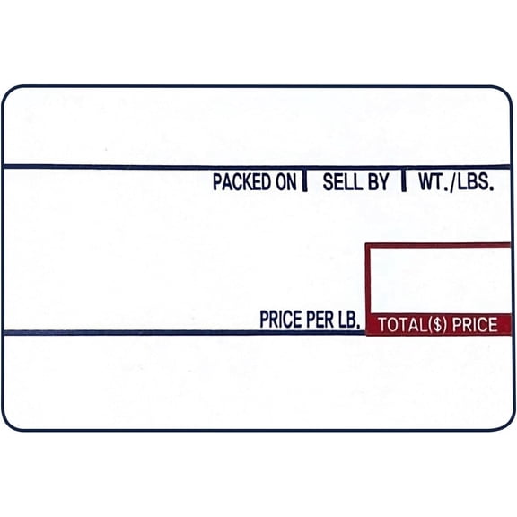 VisionTechShop LST-8010 Printing Scale Label, 58 x 40 mm, UPC 36 Rolls Per Case. Lower Price Than 12 Rolls. Try it.