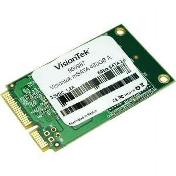 VisionTek 3D MLC MSATA 480GB Internal SSD Storage Cartridge