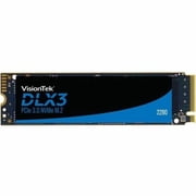 VisionTek DLX3 256 GB Solid State Drive - M.2 2280 Internal - PCI Express NVMe PCI Express NVMe 3.0 x4 - Desktop PC Device Supported - 125 TB TBW - 3100 MB/s Maximum Read Transfer Rate - 5 Year W...