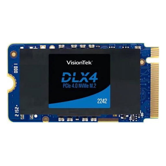 VisionTek DLX4 1 TB Solid State Drive - M.2 2242 Internal - PCI Express NVMe (PCI Express NVMe 4.0 x4) - Desktop PC Device Supported - 500 TB TBW - 5200 MB/s Maximum Read Transfer Rate - 256-bit AE...