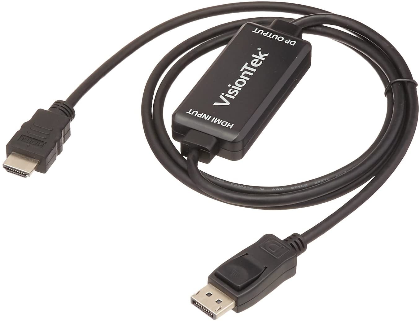 Print Spiritus samling VisionTek HDMI to DisplayPort 1.5M Active Cable (M/M) - 900822 - Walmart.com