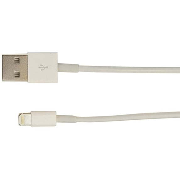 VisionTek 900759 3.3 ft. White Lightning to USB White 1 Meter Cable - 5 Pack