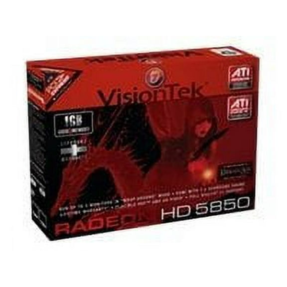 VisionTek Radeon HD 5850 - Graphics card - Radeon HD 5850 - 1 GB GDDR5 - PCIe 2.0 x16 - 2 x DVI, HDMI, DisplayPort