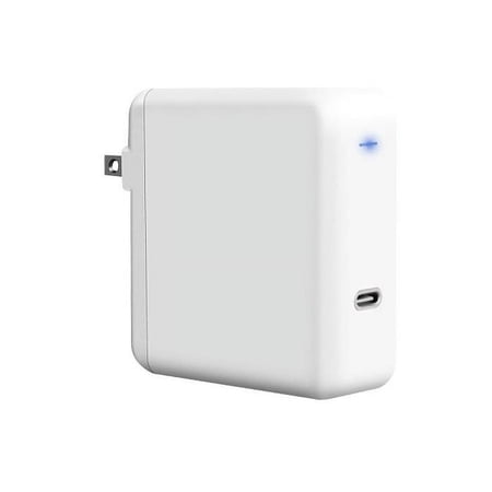 VisionTek USB-C 61W Quick Charge Plug - 120 V AC, 230 V AC Input - 3.6 V DC/3 A, 5 V DC, 6.5 V DC, 9 V DC, 12 V DC, 15 V DC, 20 V DC Output