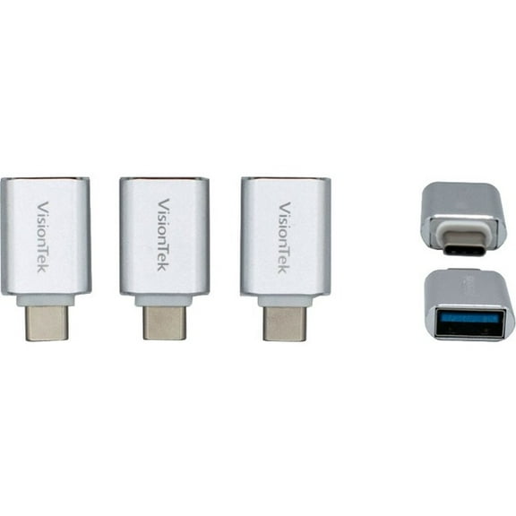 VisionTek USB-C to USB-A M/F 3 Pack Adapters