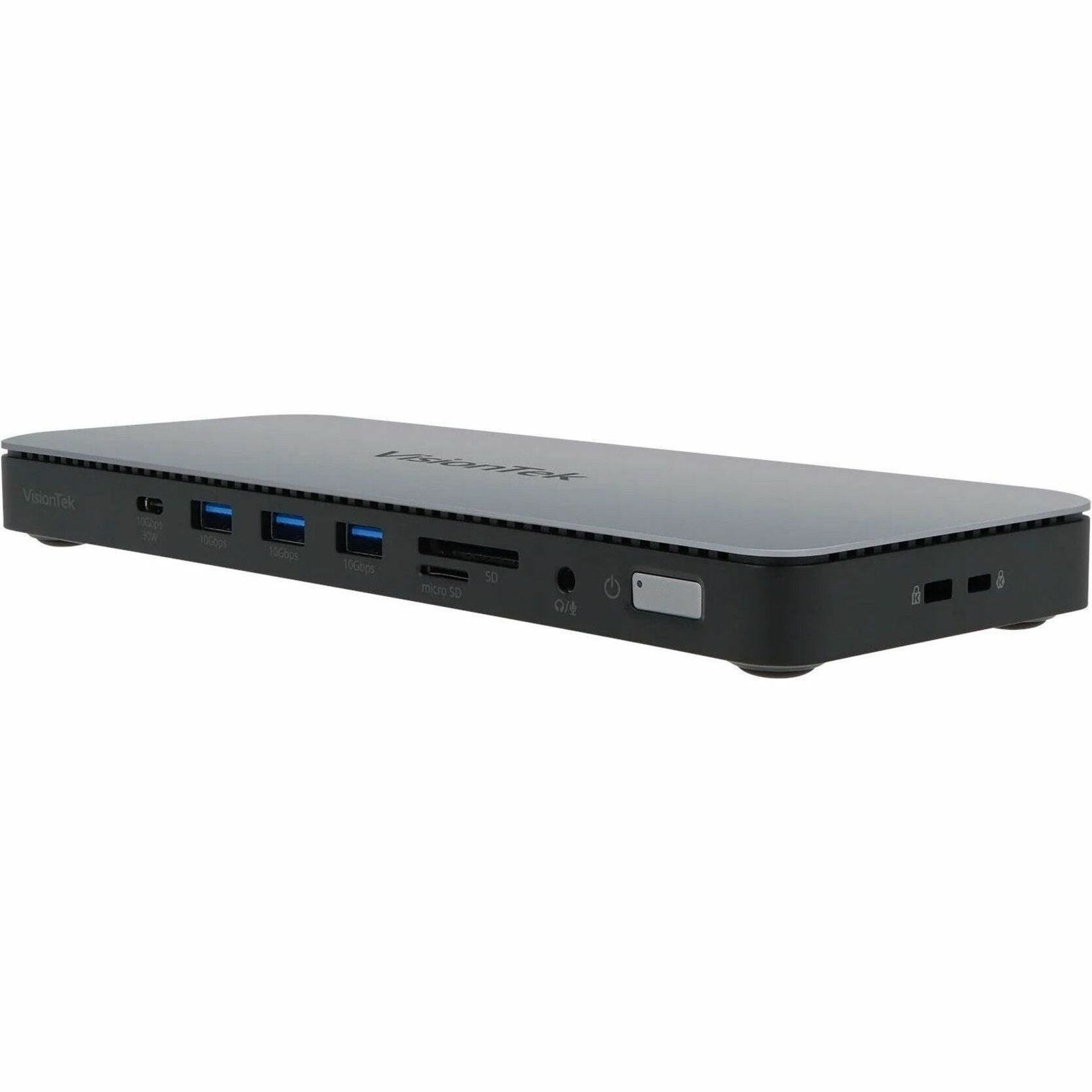 VisionTek VT2900 USB-C Dual System KVM Docking Station with 100W Power Delivery - for Notebook/Desktop PC - 100W PD - USB Type C - Up to 2x 4K Displays Supported (HDMI & DisplayPort) - 5 x USB Port...