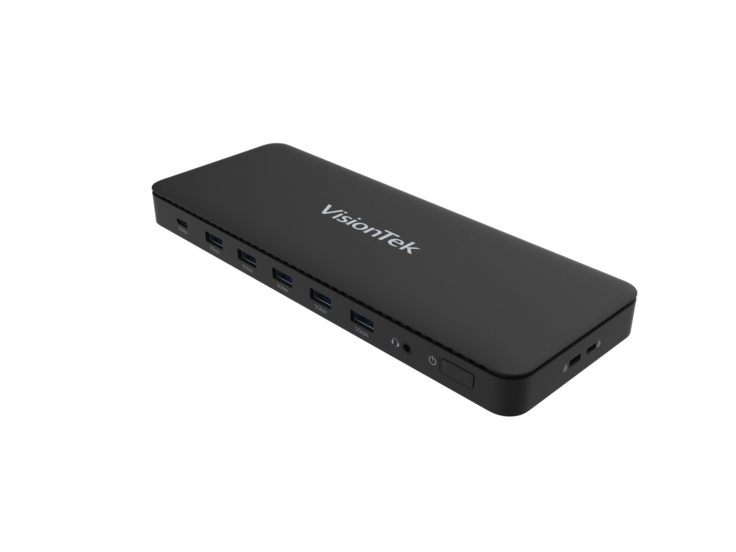 VisionTek VT4600DL Universal Dual 4K Docking Station 100W Charging (USB-A, USB-C) - for Notebook, Laptop, Desktop, Monitor, Mobile Device - Charging Capability - 100 W - USB Type C, USB Type A - 2 ...