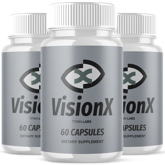 VisionX Advanced Formula Eye Health Supplement Pills for Vision Care Vision X 180 Capsules