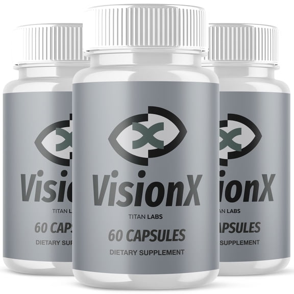 VisionX Advanced Formula Eye Health Supplement Pills for Vision Care Vision X 180 Capsules
