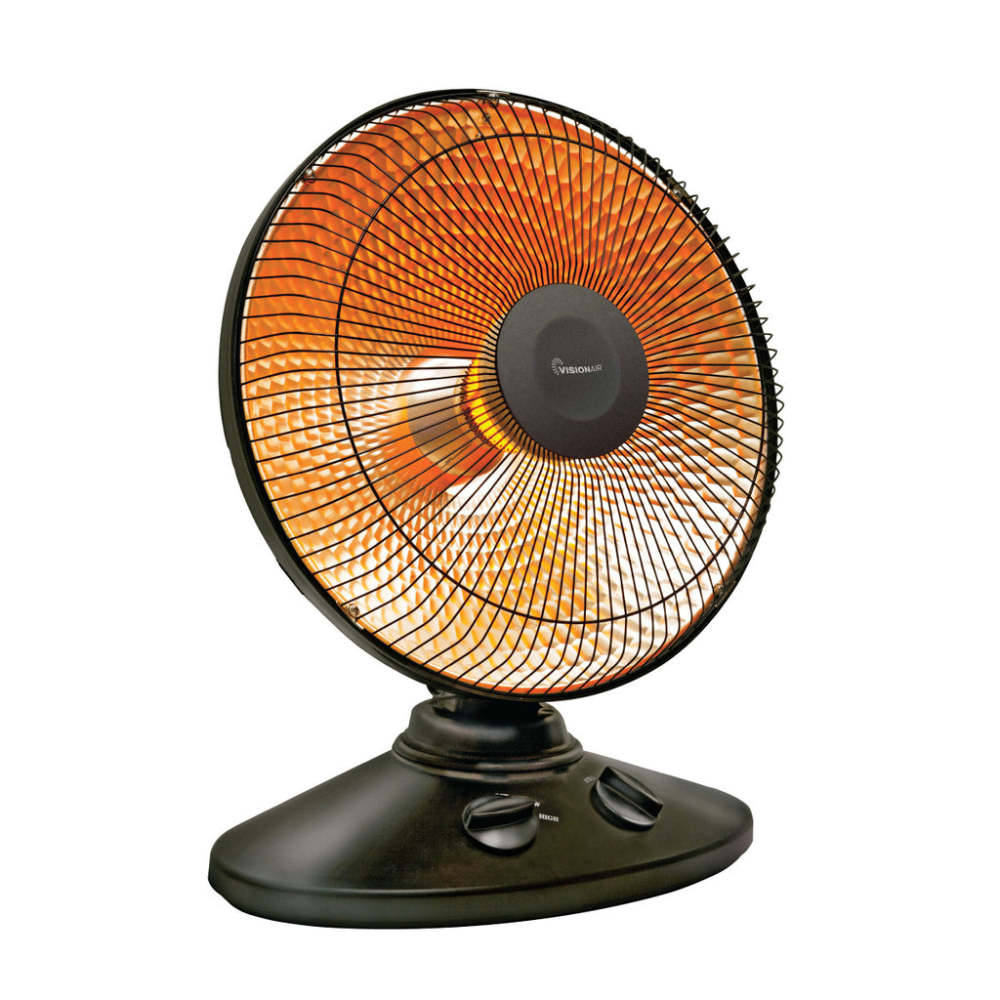 Visionair 16 In. 700/1000W 3412 Btu 160 SqFt. Radiant Dish Heater