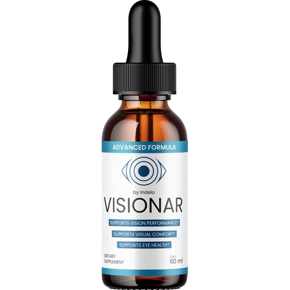 Visionar Drops Eye Support Supplement – Visionar Liquid Vitamins Healthy Vision Support, 1 Pack, 1 Month Supply