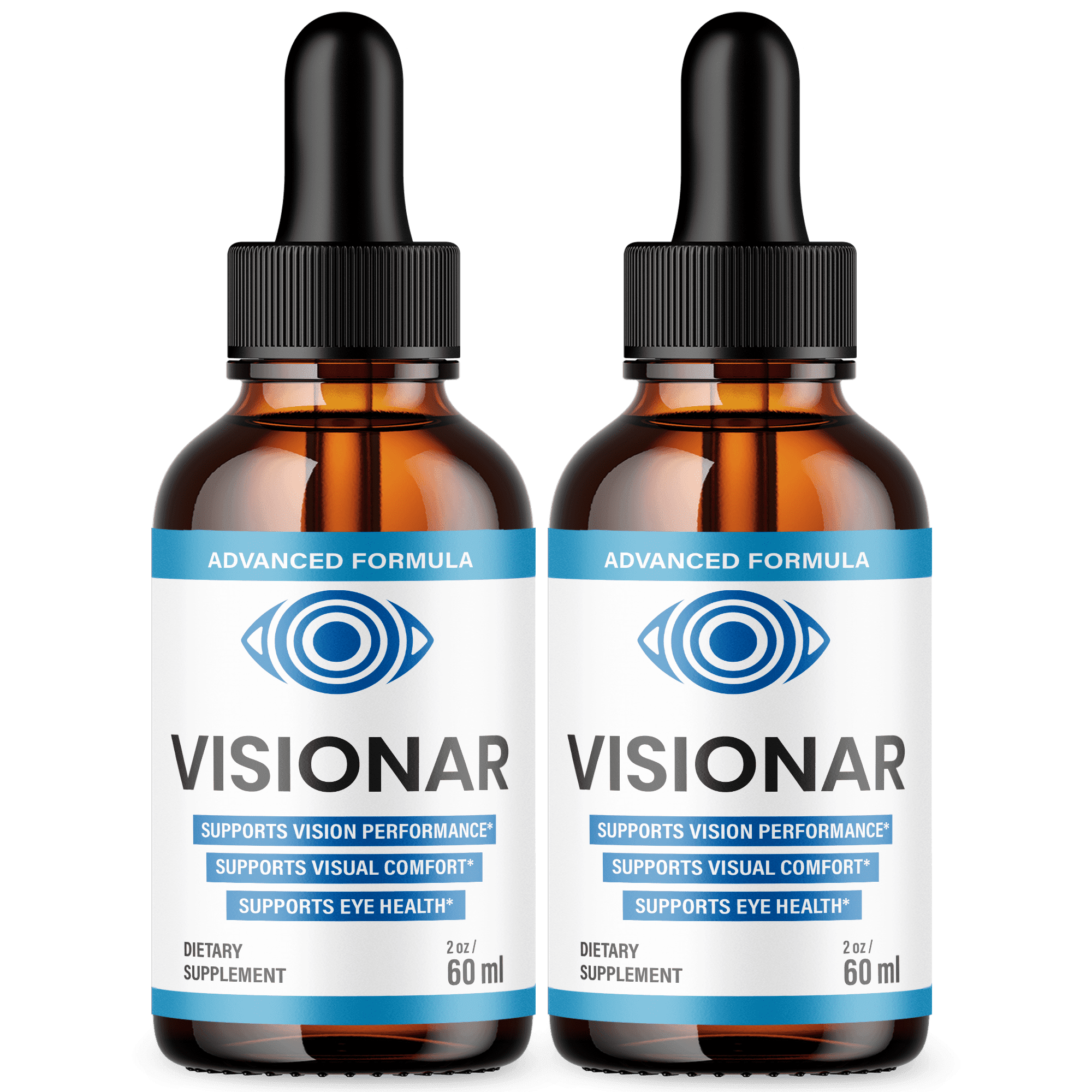 Visionar Vision Support Drops Advanced Formula Eye Health Supplement 60 ...