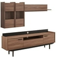 thumbnail image 1 of Modway Visionary 2 Piece Entertainment Center in Walnut Black, 1 of 7