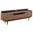 thumbnail image 1 of Modway Visionary 71" TV Stand in Walnut Black, 1 of 6