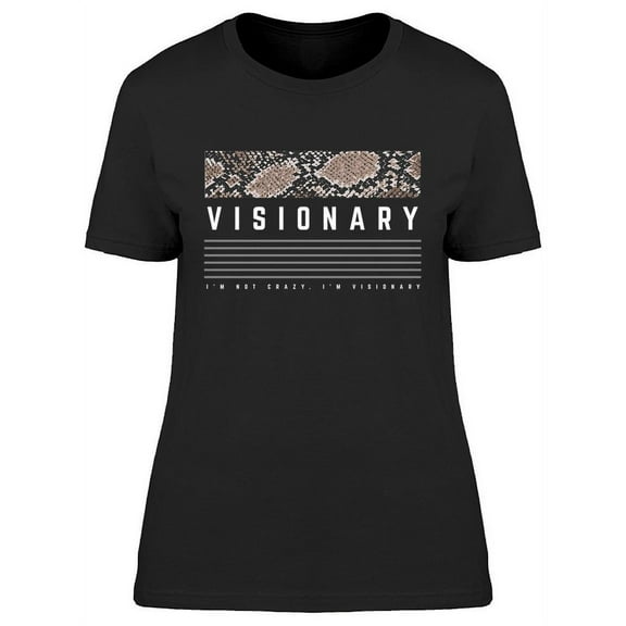 Visionary, Snake Pattern T-Shirt Women -Image by Shutterstock, Female 3X-Large