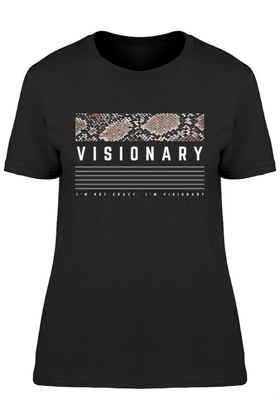 Visionary, Snake Pattern T-Shirt Women -Image by Shutterstock, Female x-Large