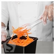 Visions 10 1/2 Clear Disposable Plastic Tongs - 36/Case