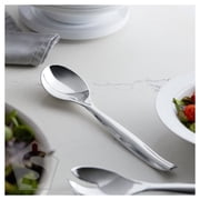 Visions 10 Heavy Weight Silver Plastic Serving Spoon - 72/Case