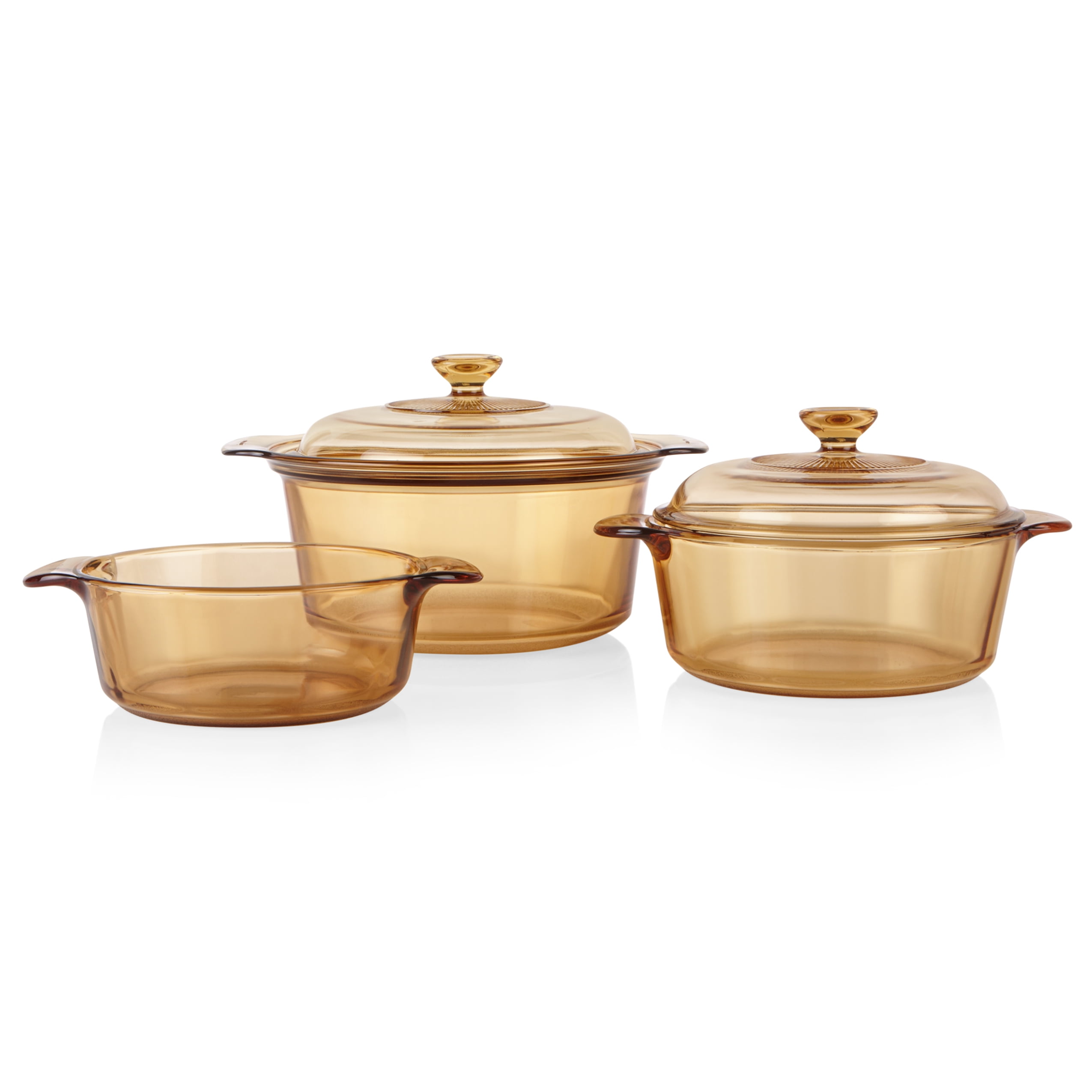 Visions 5-Piece Dutch Oven Glass Cookware Set with 3.5L Stewpot Assembly