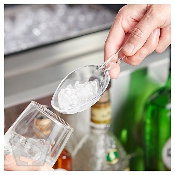 Visions 6 oz. Clear Disposable Utility / Ice Scoop - 72/Case