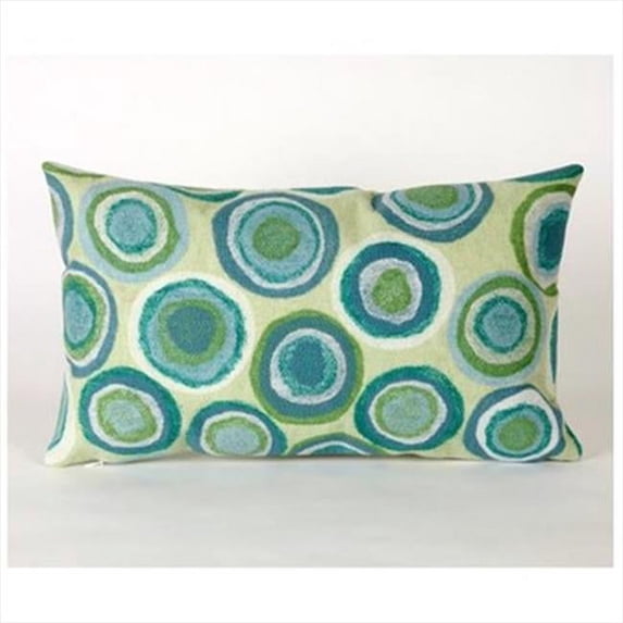 Visions Ii 4128-04 Puddle Dot Spa 12 x 20 In. Outdoor Pillow