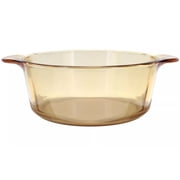 Visions VM1.25 1.25L Amber Glass Casserole Dish/Dutch Oven