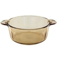 thumbnail image 1 of Visions VM2.25 2.25L Amber Glass Round Casserole Dutch Oven Dish, 1 of 1